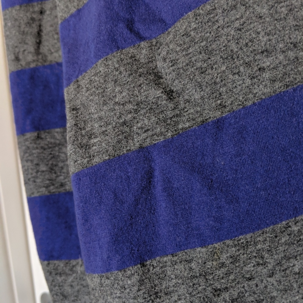 Purple & Gray Striped Scarf - Picture 2 of 2